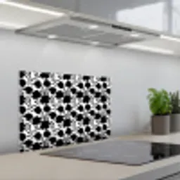 Bloemen -  Patroon - Decoratief keuken achterwand spatscherm klein 900 -3d_schuin
