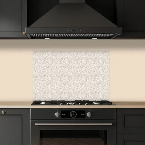 Bloemen - Patroon - Taupe keuken achterwand spatscherm klein 900 -sfeer1