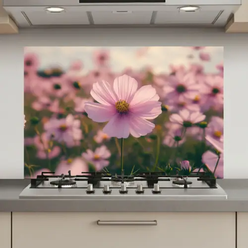 Bloemen - Paars - Wazig keuken achterwand spatscherm klein -3d_website