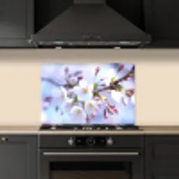 Bloemen - Sakura - Tak - Bloesem takken keuken achterwand spatscherm klein -sfeer1