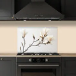 Bloemen - Wit - Natuur - Magnolia keuken achterwand spatscherm klein -sfeer1