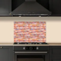 Vloeiend - Olie - Verf - Kleur keuken achterwand spatscherm klein 900 -sfeer1