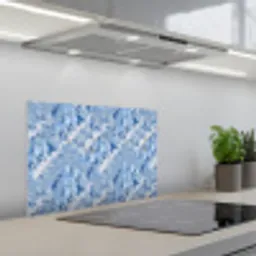 Vloeiend - Olie - Verf - Texturen keuken achterwand spatscherm klein 900 -3d_schuin