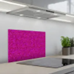 Vloeiend - Olie - Roze - Verf keuken achterwand spatscherm klein 900 -3d_schuin