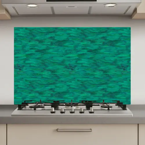 Vloeiend - Olie - Texturen - Groen keuken achterwand spatscherm klein 900 -3d_website