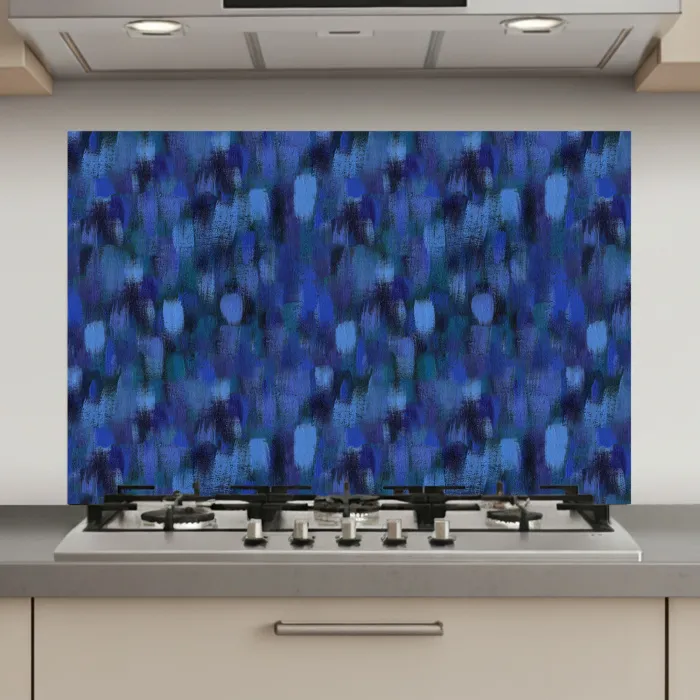 Vloeiend - Verfstrepen - Kleuren keuken achterwand spatscherm klein 900 -3d_website