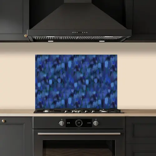 Vloeiend - Verfstrepen - Kleuren keuken achterwand spatscherm klein 900 -sfeer1