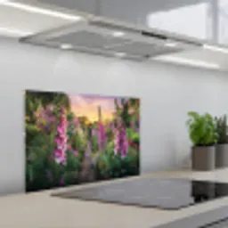 Vingerhoedskruid - Bloemen - Tuin keuken achterwand spatscherm klein -3d_schuin