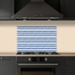 Frans - Citroen - Strepen - Blauw keuken achterwand spatscherm klein 900 -sfeer1