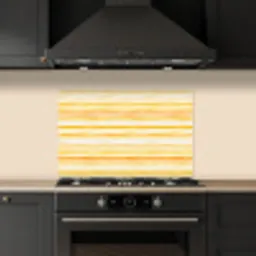 Frans - Citroen - Strepen - Geel keuken achterwand spatscherm klein 900 -sfeer1