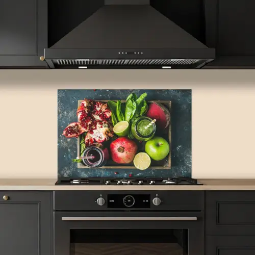 Fruitkist - Fruit - Smoothie keuken achterwand spatscherm klein -sfeer1
