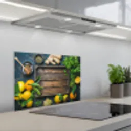 Fruitkist - Citroen - Fruit keuken achterwand spatscherm klein -3d_schuin