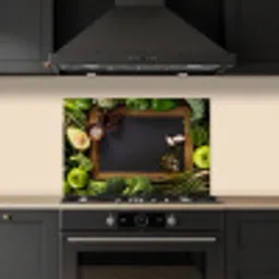 Fruit - Krijtbord - Groente keuken achterwand spatscherm klein -sfeer1