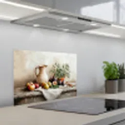 Fruit - Kruiden - Landelijk keuken achterwand spatscherm klein -3d_schuin