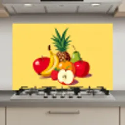 Fruit - Illustratie - Kleurrijk keuken achterwand spatscherm klein -3d_website