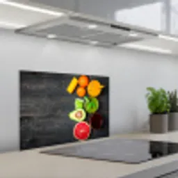 Fruit - Smoothie - Industrieel - Zomer keuken achterwand spatscherm klein -3d_schuin