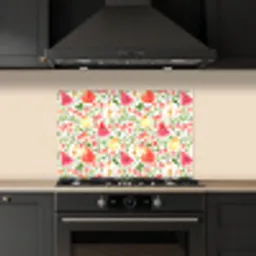 Fruit - Watermeloen - Kersen - Peer keuken achterwand spatscherm klein 900 -sfeer1