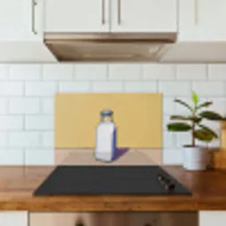 Glazen - Fles - Illustratie - Melk keuken achterwand spatscherm klein -sfeer2