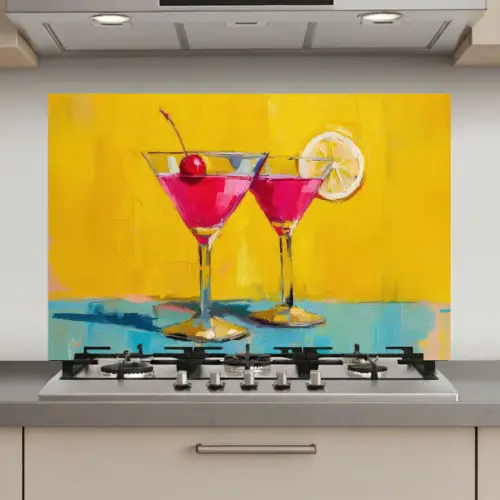 Glazen - Cocktail - Citroen - Kers keuken achterwand spatscherm klein -3d_website
