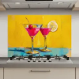 Glazen - Cocktail - Citroen - Kers keuken achterwand spatscherm klein -3d_website