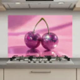 Glitter - Discobol - Roze - Kersen keuken achterwand spatscherm klein -3d_website