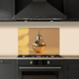 Goud - Disco - Glitter - Peer keuken achterwand spatscherm klein -sfeer1