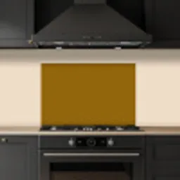Goud - Luxe - Interieur keuken achterwand spatscherm klein 900 -sfeer1