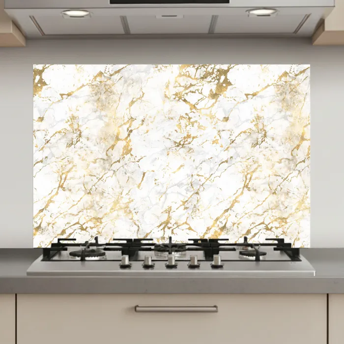 Goudspatten - Wit - Marmer keuken achterwand spatscherm klein 900 -3d_website