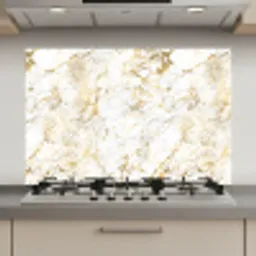 Goudspatten - Wit - Marmer keuken achterwand spatscherm klein 900 -3d_website