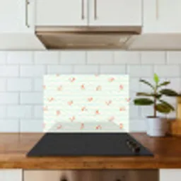 Golf - Vis - Blauw - Oranje keuken achterwand spatscherm klein 900 -sfeer2