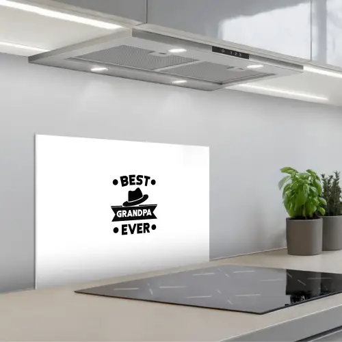 Opa - Quotes - Best grandpa ever - Spreuken keuken achterwand spatscherm klein -3d_schuin