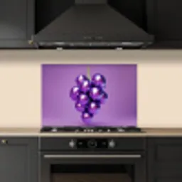 Druif - Disco - Glitter - Paars keuken achterwand spatscherm klein -sfeer1
