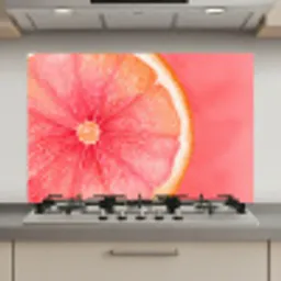 Grapefruit - Roze - Levendig keuken achterwand spatscherm klein -3d_website