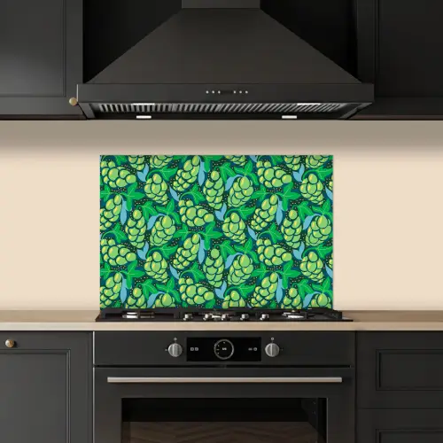 Druiven - Tros - Groen keuken achterwand spatscherm klein 900 -sfeer1