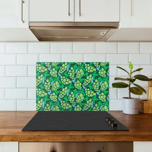 Druiven - Tros - Groen keuken achterwand spatscherm klein 900 -sfeer2