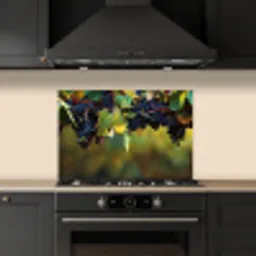 Druiven - Wijn - Natuur - Groen keuken achterwand spatscherm klein -sfeer1