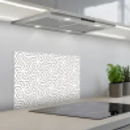 Grafisch - Patroon - Modern - Hexagon keuken achterwand spatscherm klein 900 -3d_schuin