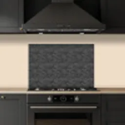 Grijs - Bloesem - Heuvels keuken achterwand spatscherm klein 900 -sfeer1