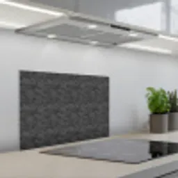 Grijs - Bloesem - Heuvels keuken achterwand spatscherm klein 900 -3d_schuin