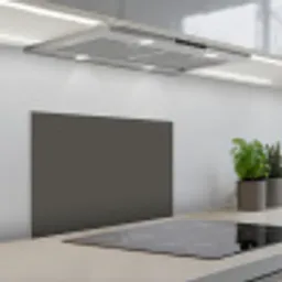 Grijs - Kleuren - Effen keuken achterwand spatscherm klein 900 -3d_schuin