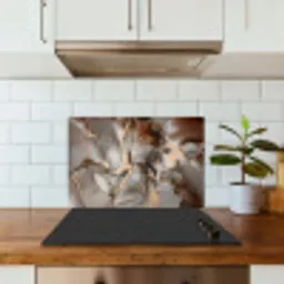 Grijs - Goud - Marmer - Marmerlook keuken achterwand spatscherm klein -sfeer2