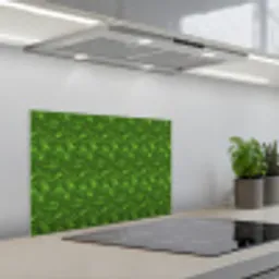 Groen - Vogels - Vleugels keuken achterwand spatscherm klein 900 -3d_schuin