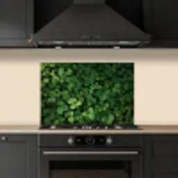 Groen - Bladeren - Kartel - Zonlicht keuken achterwand spatscherm klein -sfeer1