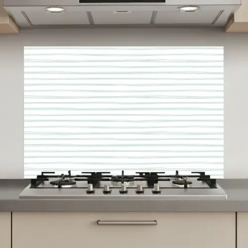 Zee - Sfeer - Strepen - Groen keuken achterwand spatscherm klein 900 -3d_website