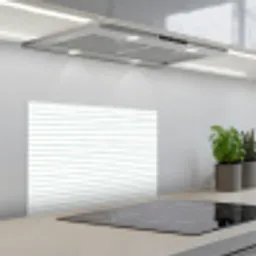 Zee - Sfeer - Strepen - Groen keuken achterwand spatscherm klein 900 -3d_schuin