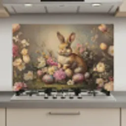 Haas - Stilleven - Bloemen keuken achterwand spatscherm klein -3d_website