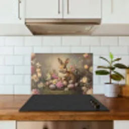 Haas - Stilleven - Bloemen keuken achterwand spatscherm klein -sfeer2