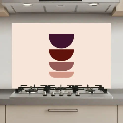 Harmonieus - Symmetrisch - Rood keuken achterwand spatscherm klein -3d_website