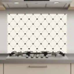 Hart - Dotline - Wit - Zwart keuken achterwand spatscherm klein 900 -3d_website