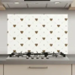 Hartjes - Patroon - Raster  - Klassiek keuken achterwand spatscherm klein -3d_website